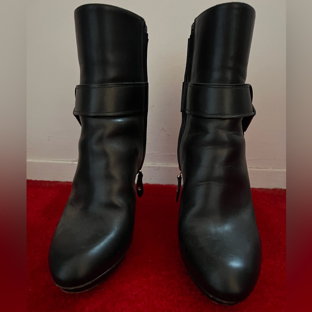 Louis Vuitton heeled booties.